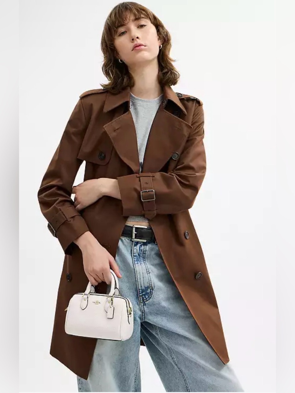 COACH Mini + XS Rowan Satchel Crossbody - Picture 3 of 16